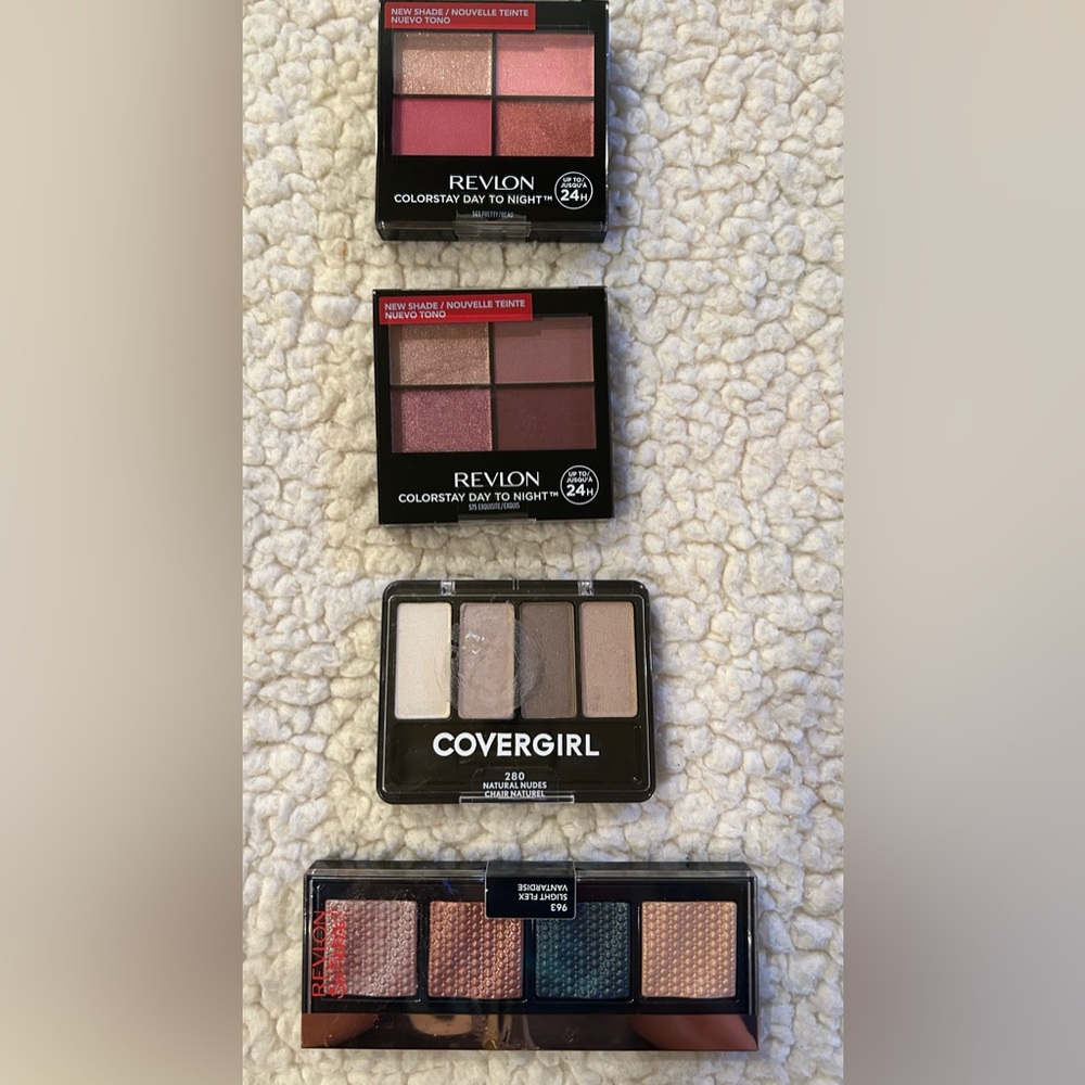 Bundle EyeShadow’s Palette’s & Single’s 16 items Revlon, Covergirl, Maybelline - Picture 3 of 5
